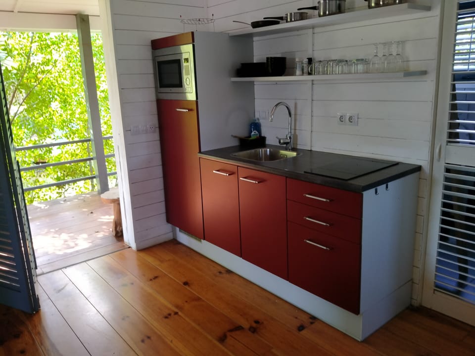 Family Chalet, 2 Bedrooms | Private kitchen | Full-size fridge, stovetop, cookware/dishes/utensils