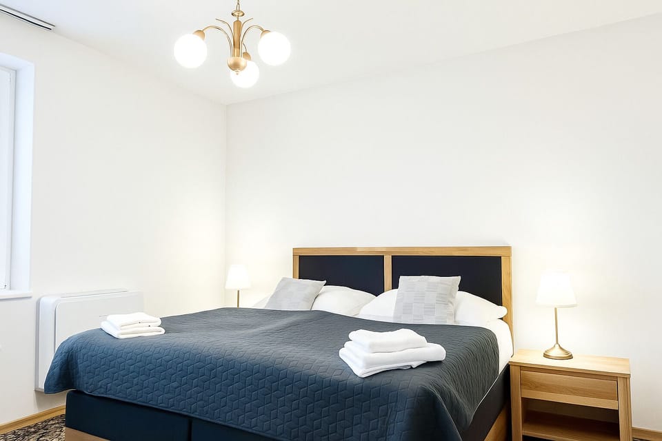 Luxury Apartment, 1 Bedroom, Patio | Premium bedding, minibar, in-room safe, desk