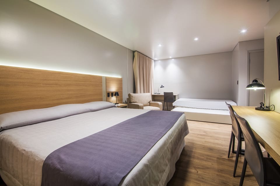 Minibar, in-room safe, desk, free WiFi