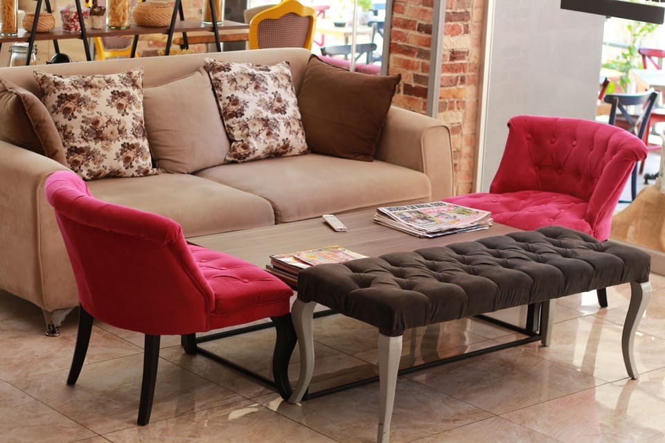 Lobby sitting area