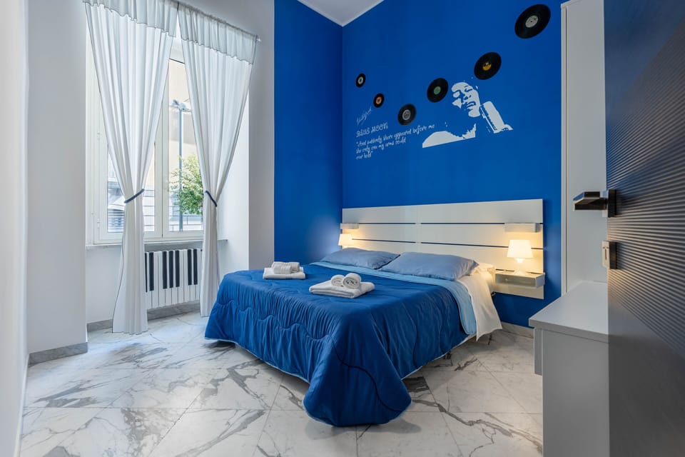 Standard Double Room, 1 Queen Bed, Private Bathroom, City View | Desk, laptop workspace, free WiFi, bed sheets
