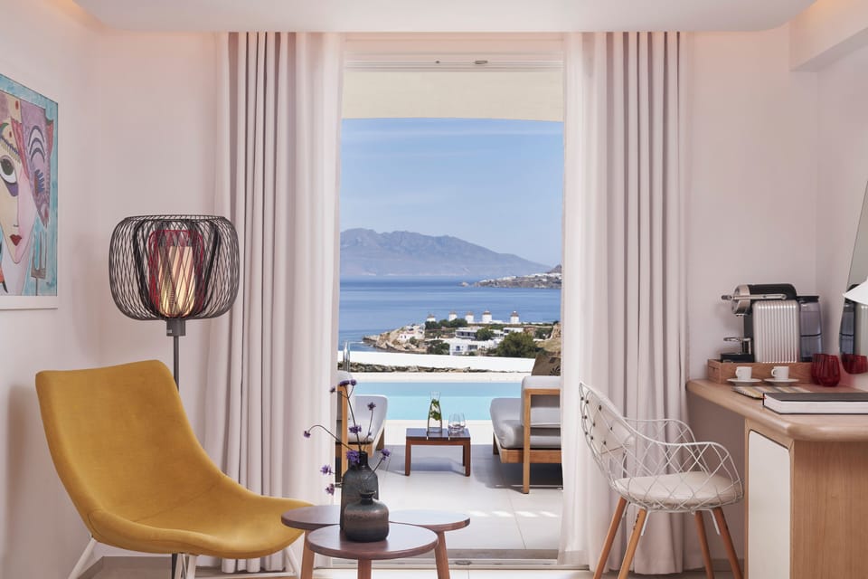 Superior Room, Private Pool, Sea View (Horizon) | Premium bedding, pillowtop beds, minibar, in-room safe