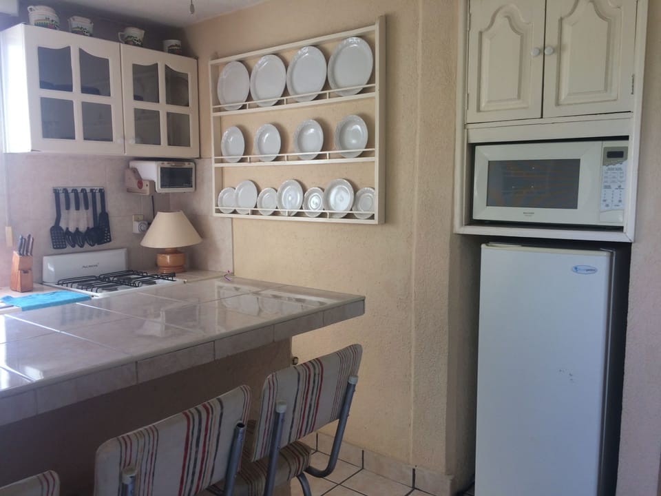 Exclusive Double Room, 1 King Bed, Private Bathroom, Tower | Private kitchen | Full-size fridge, cookware/dishes/utensils