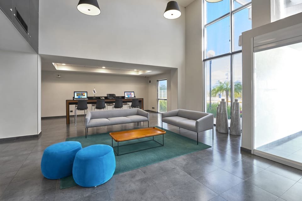 Lobby sitting area
