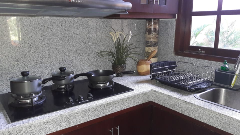 Villa, 2 Bedrooms, Private Pool | Private kitchenette | Full-size fridge, microwave, stovetop, coffee/tea maker