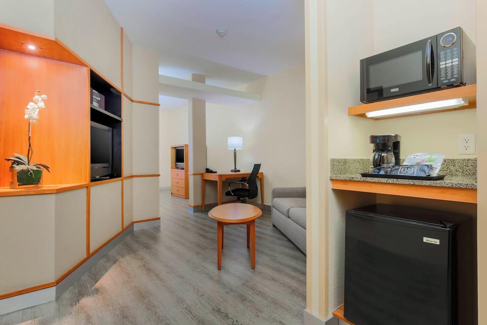 Studio, 1 King Bed with Sofa bed | Premium bedding, pillowtop beds, in-room safe, desk