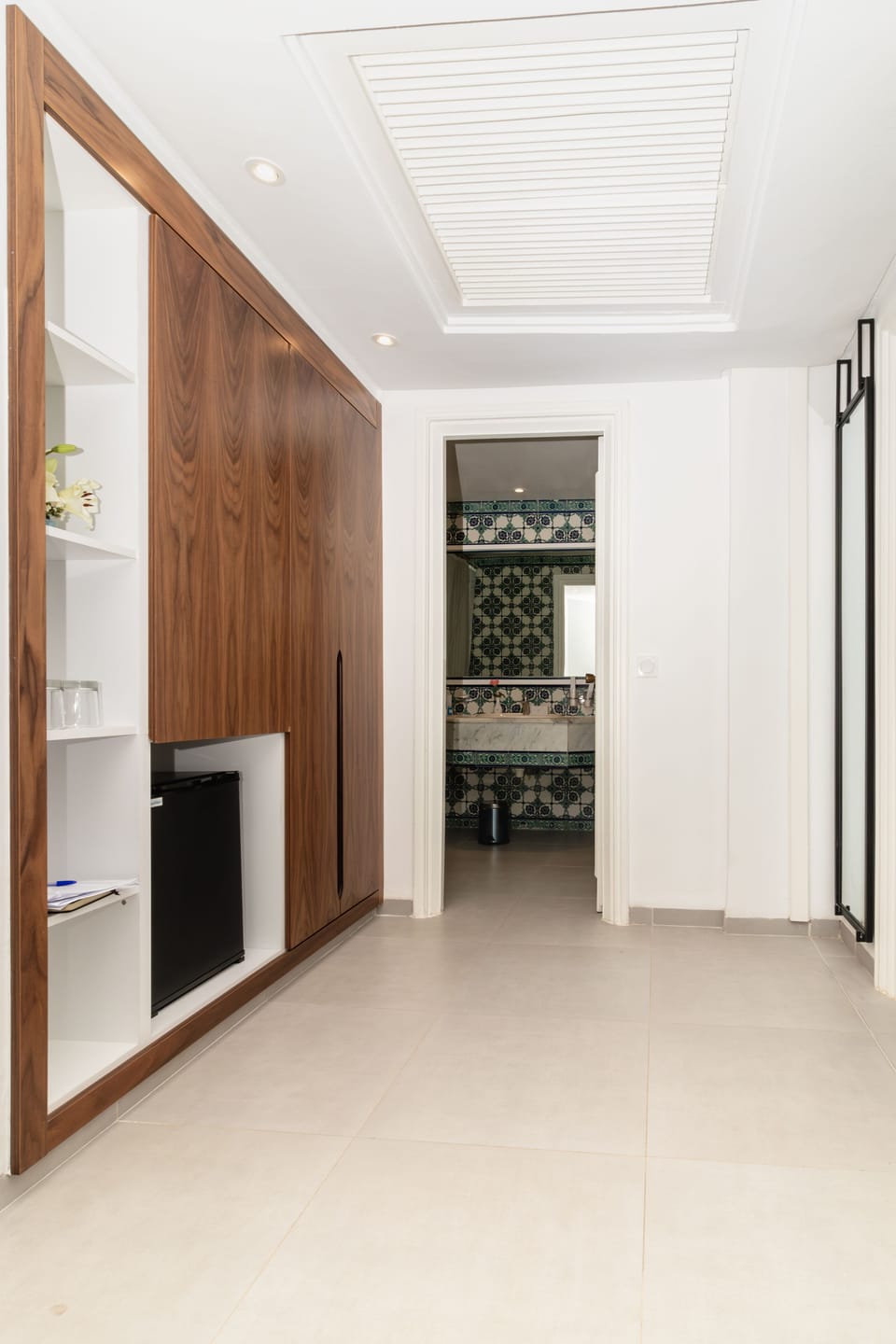 Combined shower/tub, designer toiletries, hair dryer, bathrobes