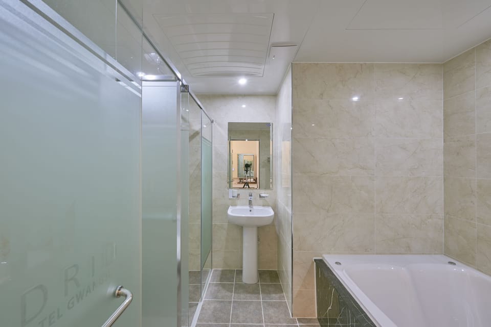 Deluxe Twin Room (Styler) | Bathroom | Combined shower/tub, jetted tub, free toiletries, hair dryer