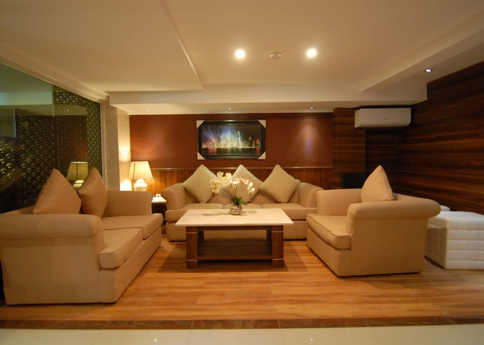 Lobby sitting area
