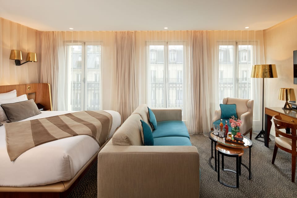 Executive Double Room | Egyptian cotton sheets, premium bedding, minibar, in-room safe