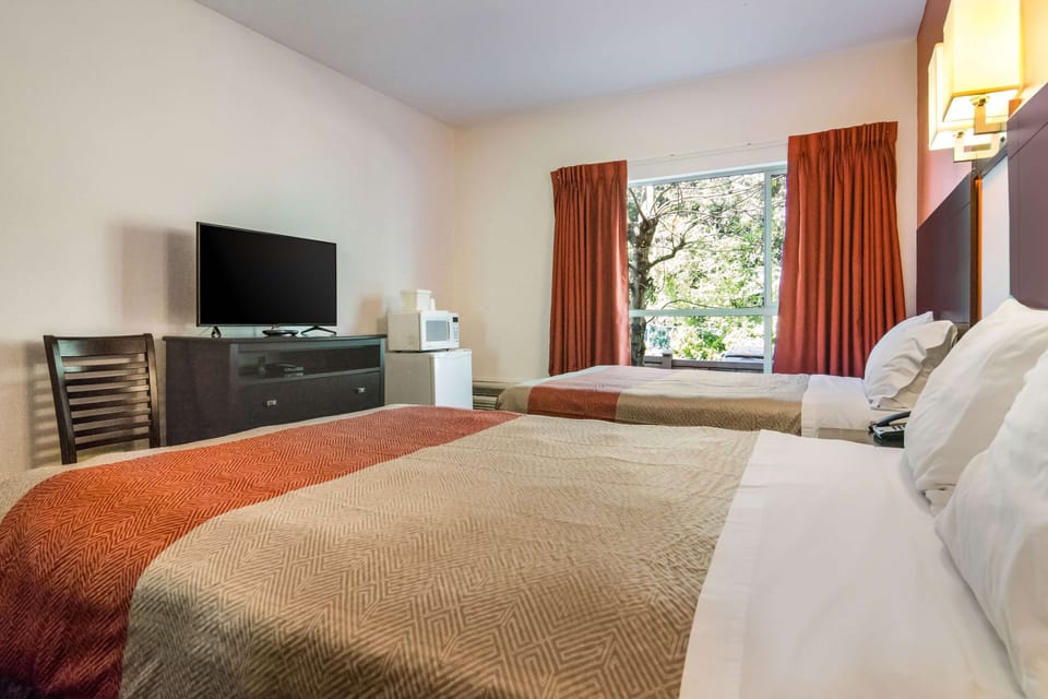 Desk, blackout drapes, iron/ironing board, free WiFi