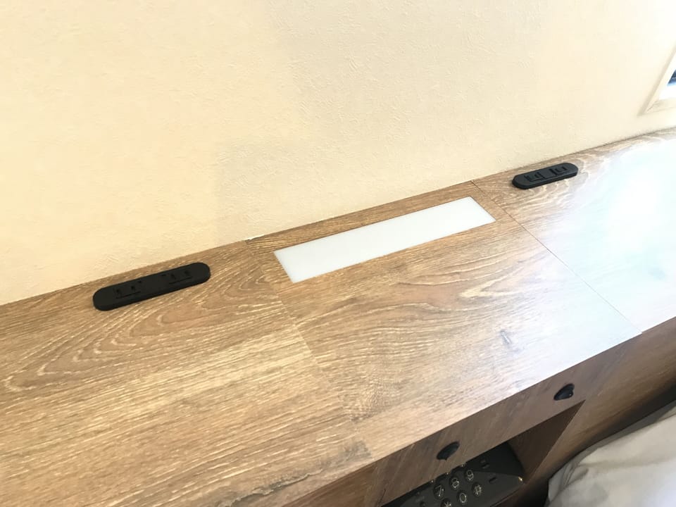 Desk, blackout drapes, iron/ironing board, free wired internet