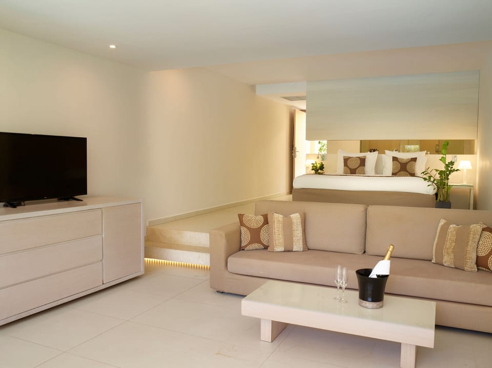Grand Suite, Private Pool | Living area | Books