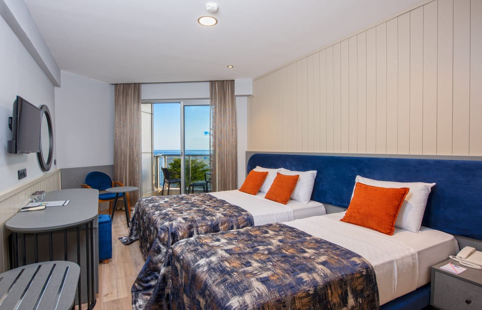 Free minibar, free WiFi, bed sheets, wheelchair access