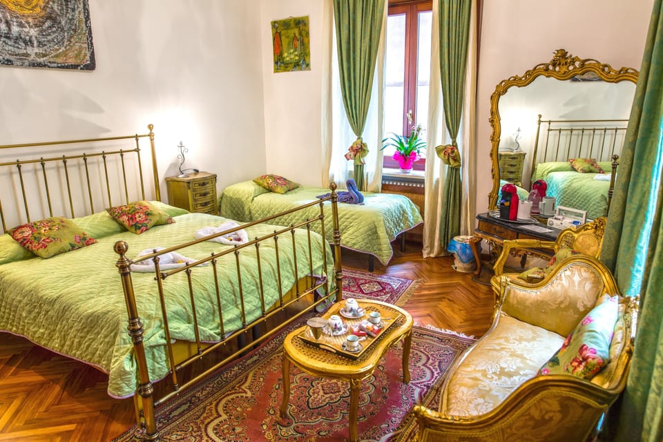 Triple Room, Private Bathroom (External) | Premium bedding, in-room safe, desk, rollaway beds