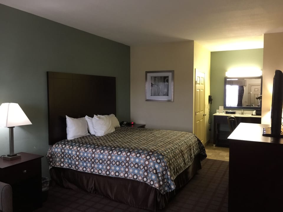 Room, 1 King Bed | Premium bedding, in-room safe, desk, iron/ironing board