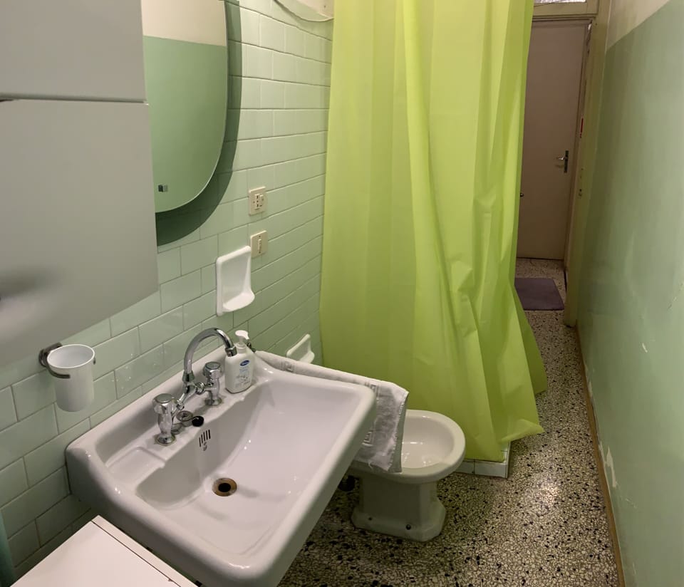 Free toiletries, hair dryer, bidet, towels