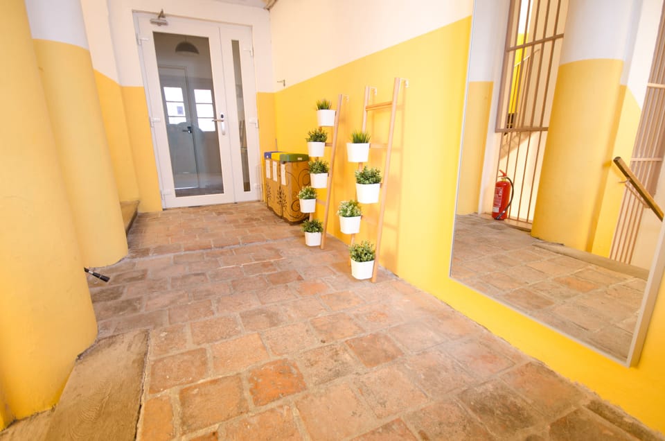 Interior entrance