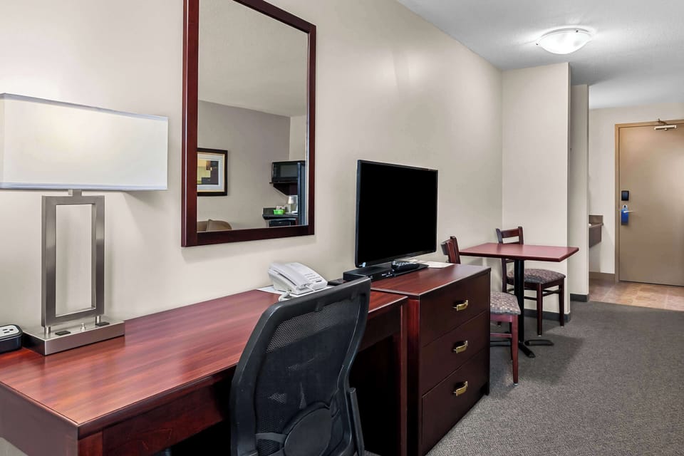 Standard Room, 2 Queen Beds, Non Smoking, Refrigerator & Microwave | Desk, laptop workspace, soundproofing, iron/ironing board (on request)