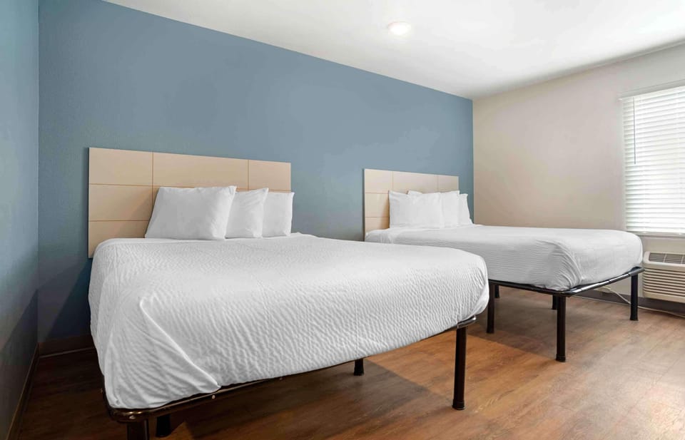 Standard Studio, 2 Queen Beds, Non Smoking, Refrigerator & Microwave | Desk, laptop workspace, iron/ironing board, free WiFi