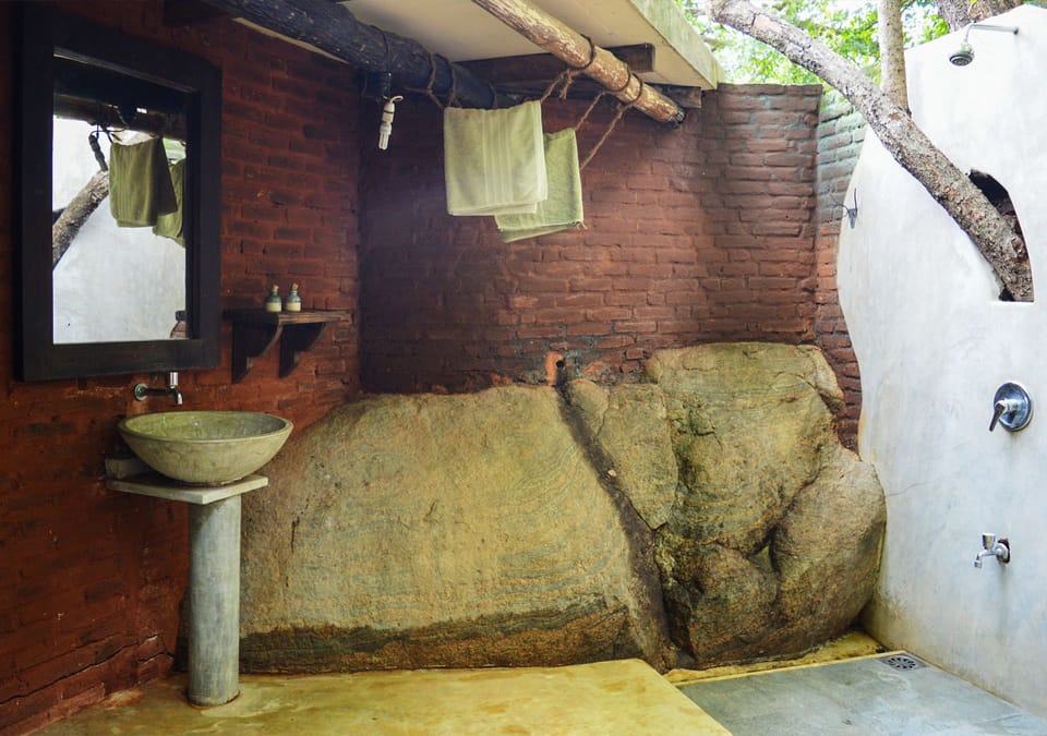 Boulder Cottage | Bathroom | Shower, free toiletries, towels, soap