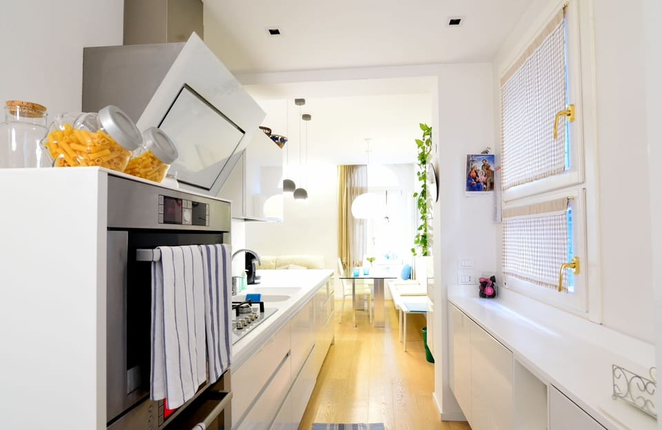 Apartment, 3 Bedrooms | Private kitchen | Fridge, microwave, stovetop, dishwasher