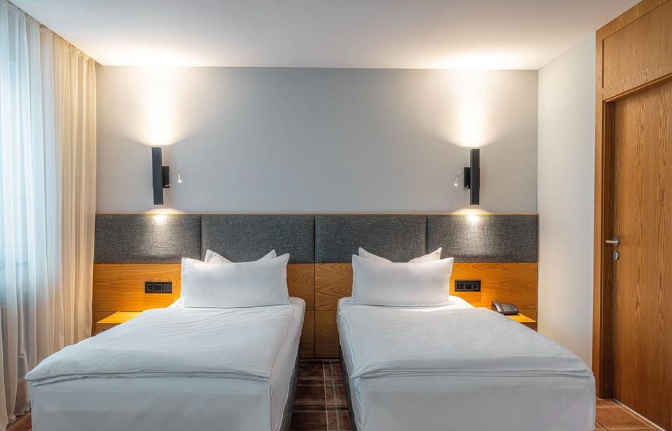Economy Double Room | In-room safe, desk, laptop workspace, blackout drapes