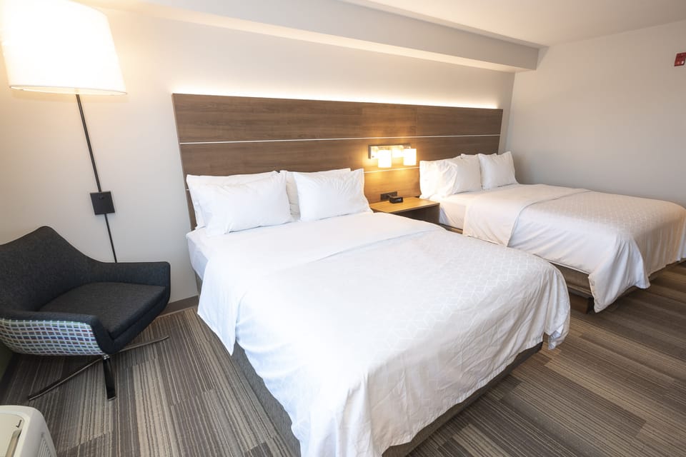 Standard Room, 2 Queen Beds | Desk, blackout drapes, iron/ironing board, free cribs/infant beds