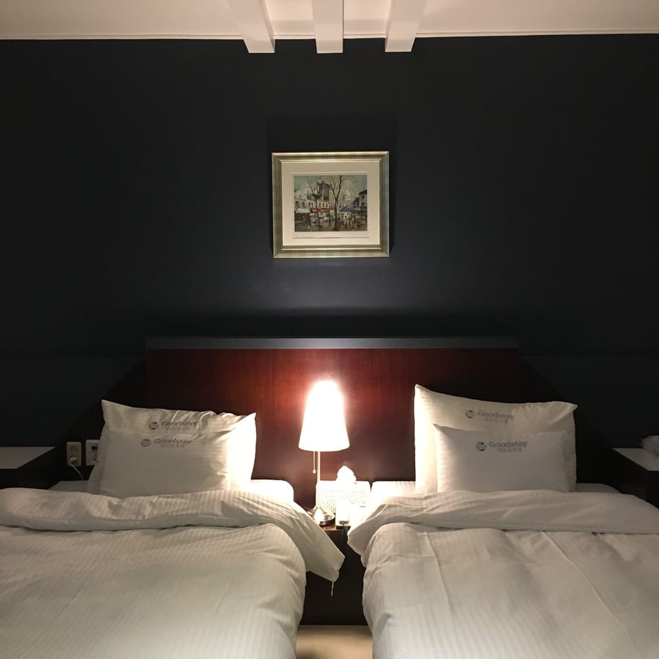Twin Room | Blackout drapes, free WiFi, bed sheets