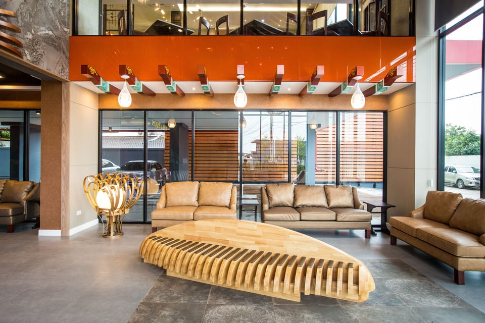 Lobby sitting area