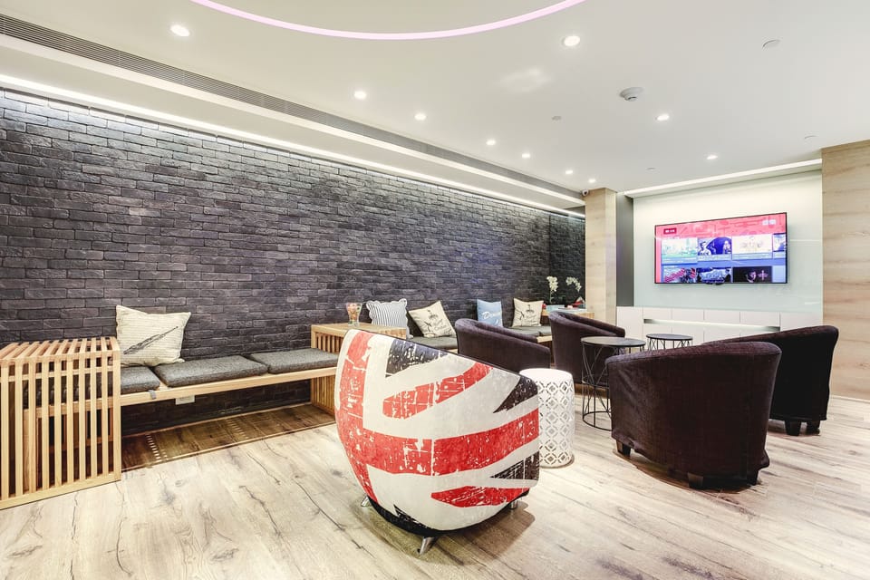 Lobby sitting area