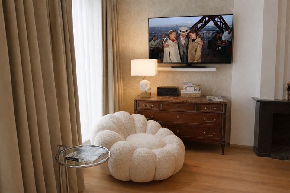 Suite | Bathroom | Designer toiletries, hair dryer, slippers, towels