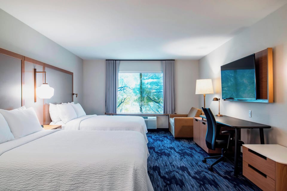 Room, Multiple Beds | Desk, blackout drapes, iron/ironing board, WiFi (free)