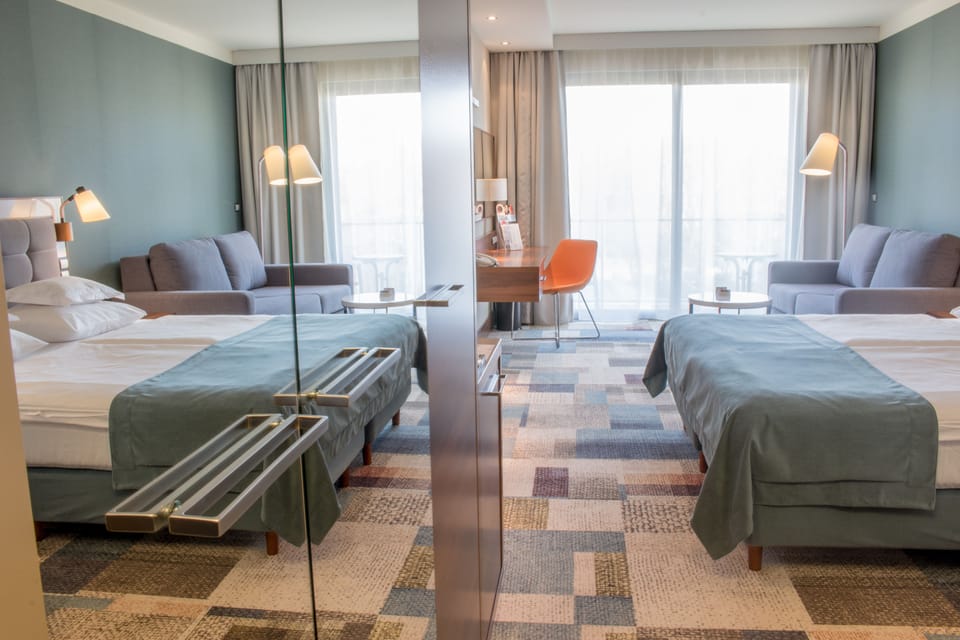 Minibar, in-room safe, desk, free cribs/infant beds