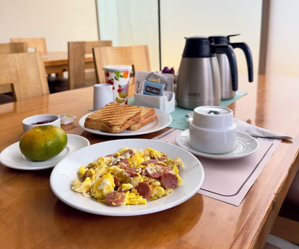 Daily continental breakfast for a fee