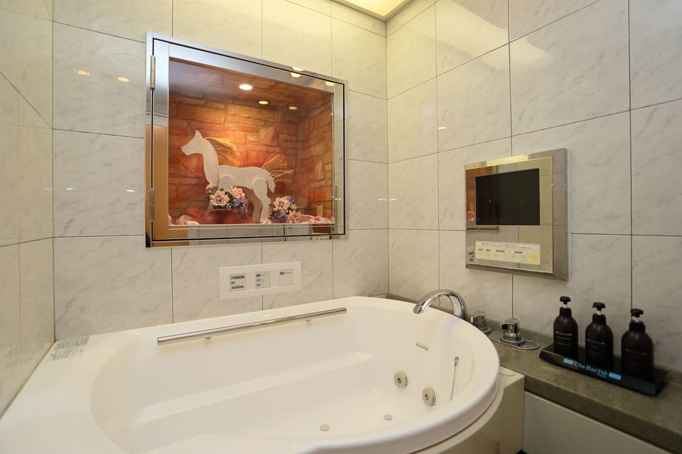 Standard Double Room | Bathroom | Combined shower/tub, hydromassage showerhead, electronic bidet, towels