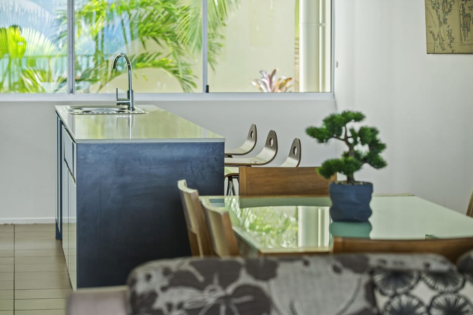 3 Bedroom Ocean View Apartment | Private kitchen | Full-size fridge, microwave, oven, stovetop