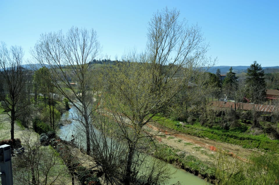 Loft with river view | View from room
