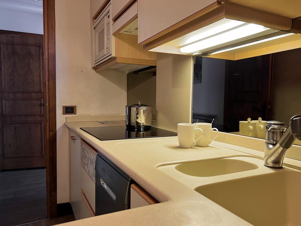 Duplex, 2 Bedrooms | Private kitchen | Fridge, microwave, stovetop, dishwasher