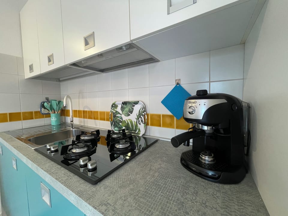 Apartment, 1 Bedroom | Private kitchen | Full-size fridge, microwave, stovetop, dishwasher