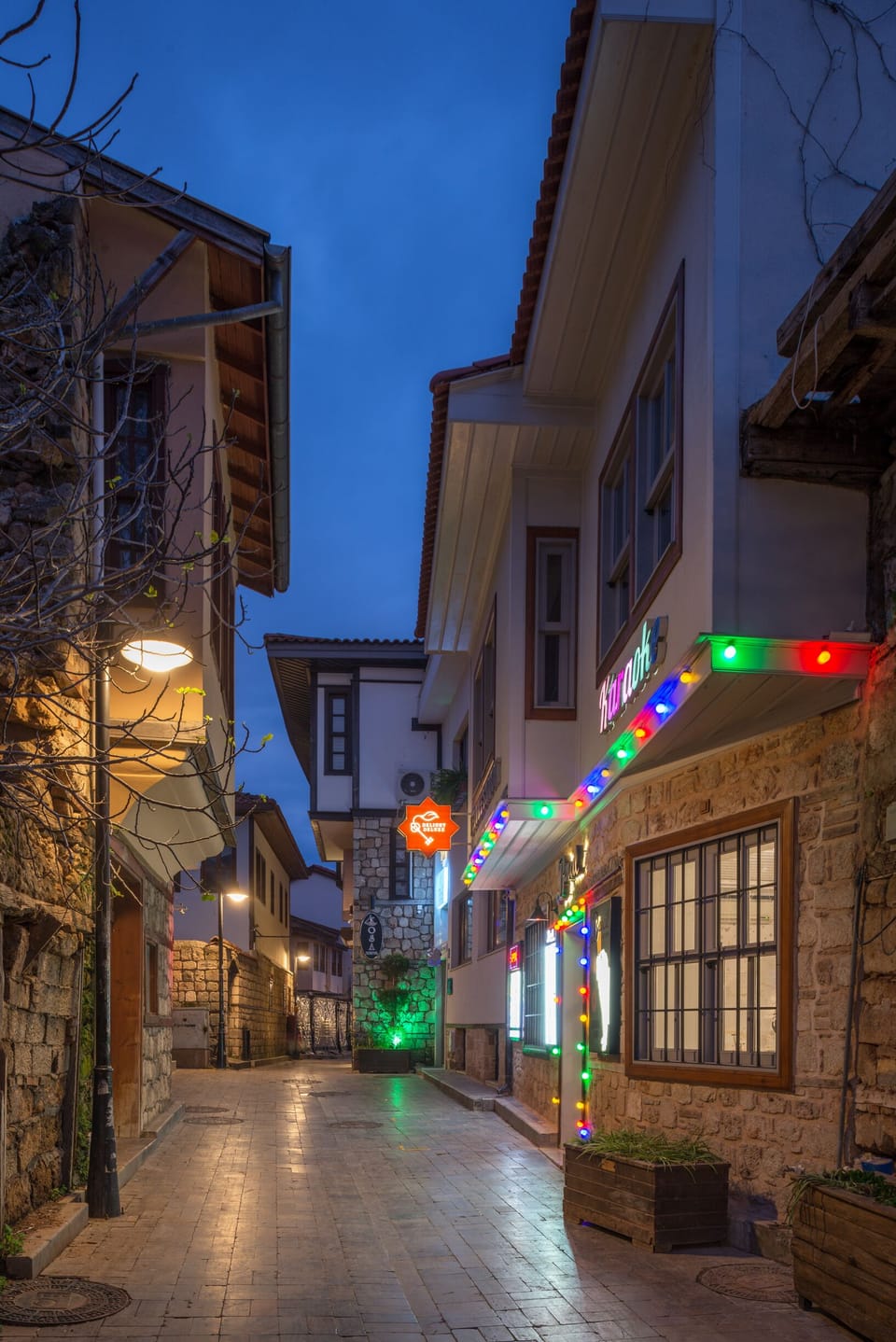 Front of property - evening/night