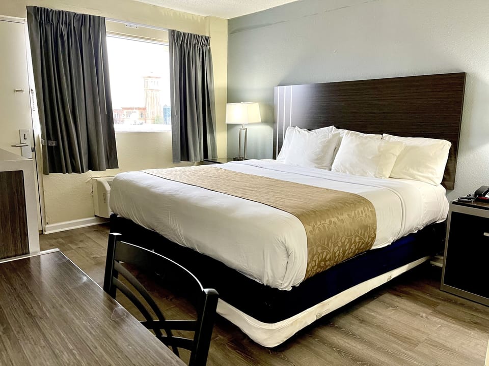 Standard Room, 1 King Bed, Non Smoking | Iron/ironing board, free WiFi, bed sheets