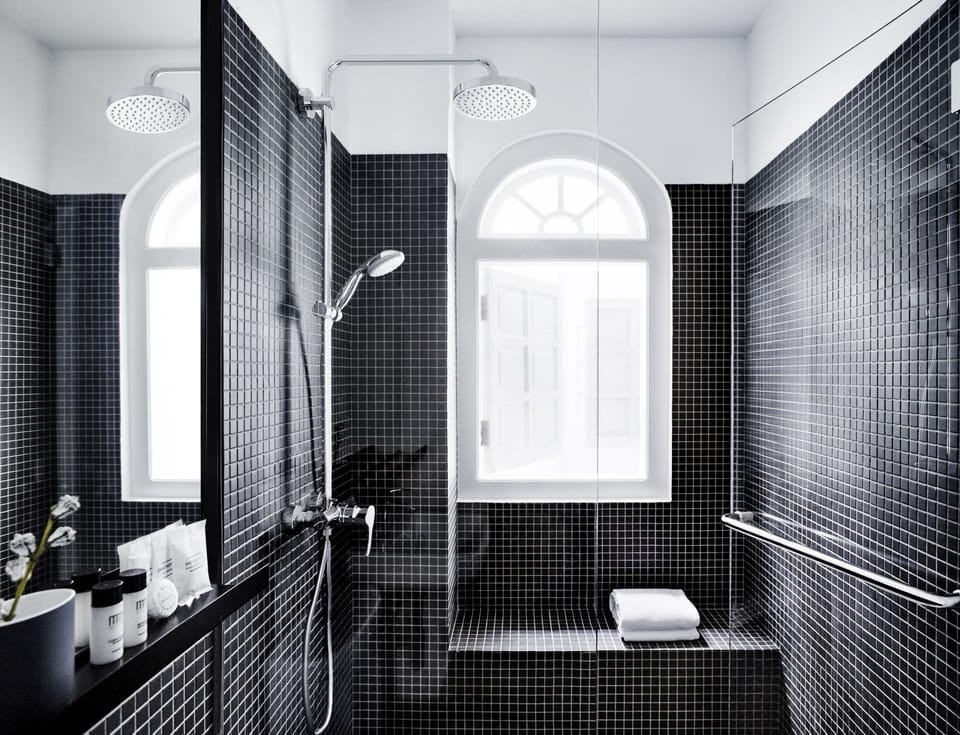 Shower, free toiletries, hair dryer (on request), slippers