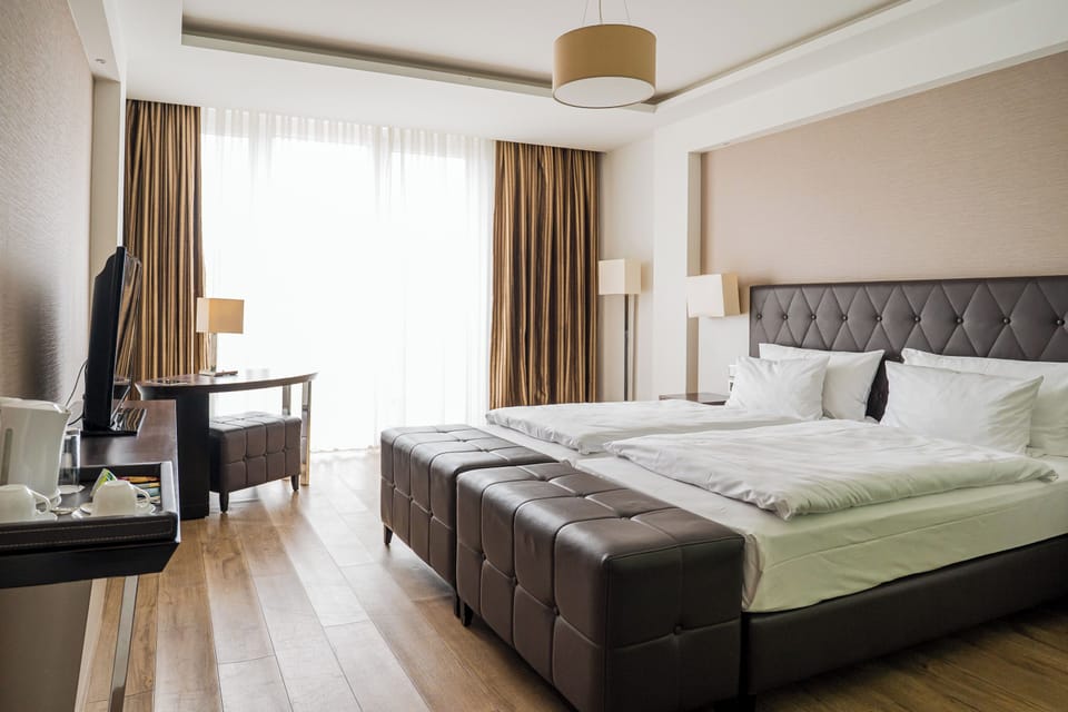 Minibar, in-room safe, desk, blackout drapes