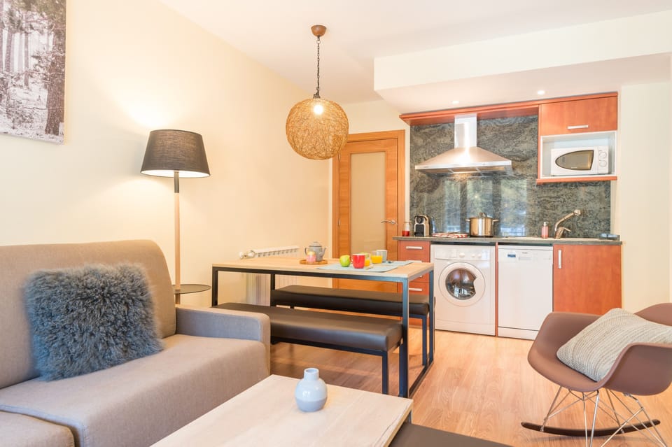 Superior Apartment, 1 Bedroom | Living area | Flat-screen TV