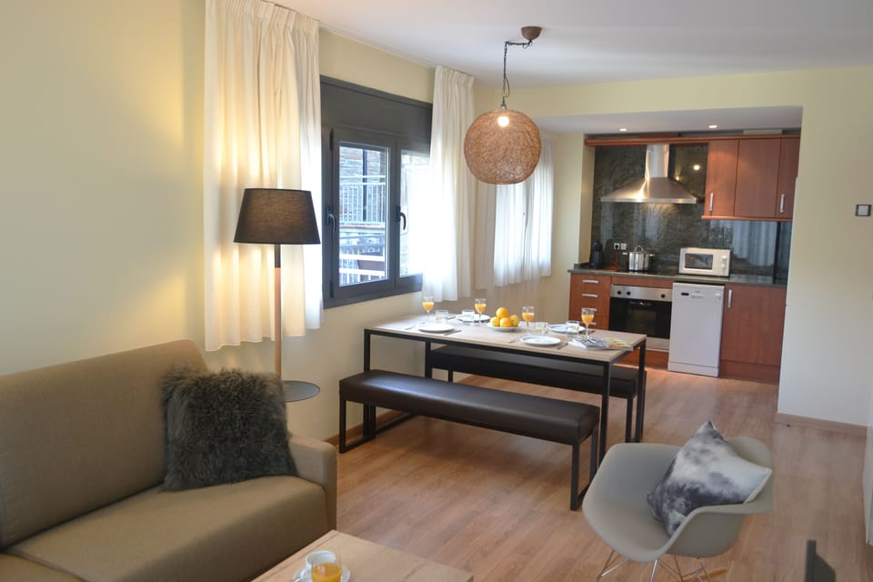 Superior Apartment, 1 Bedroom | Living area | Flat-screen TV