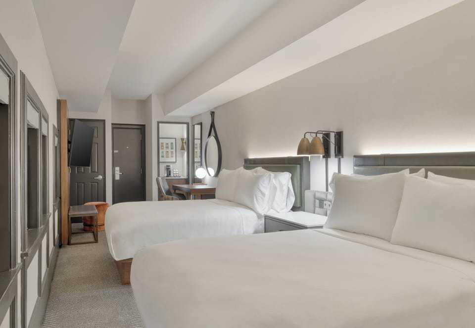Room, 2 Double Beds (Train Car) | In-room safe, desk, laptop workspace, iron/ironing board