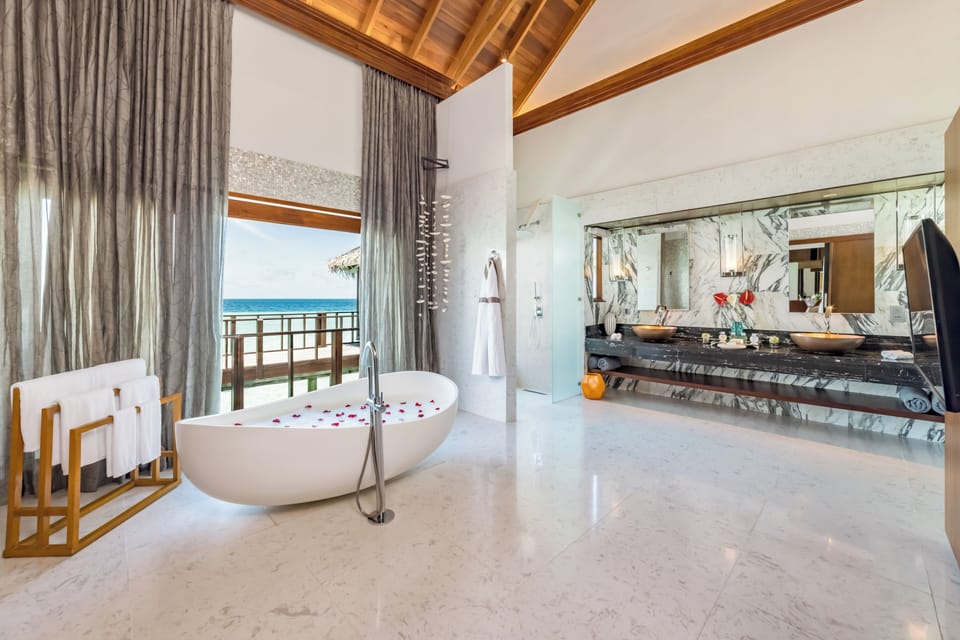 THE OZEN RESIDENCE - 3 Bedroom | Bathroom | Separate tub and shower, rainfall showerhead, free toiletries