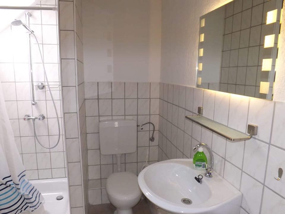 Triple Room | Bathroom | Hair dryer, towels