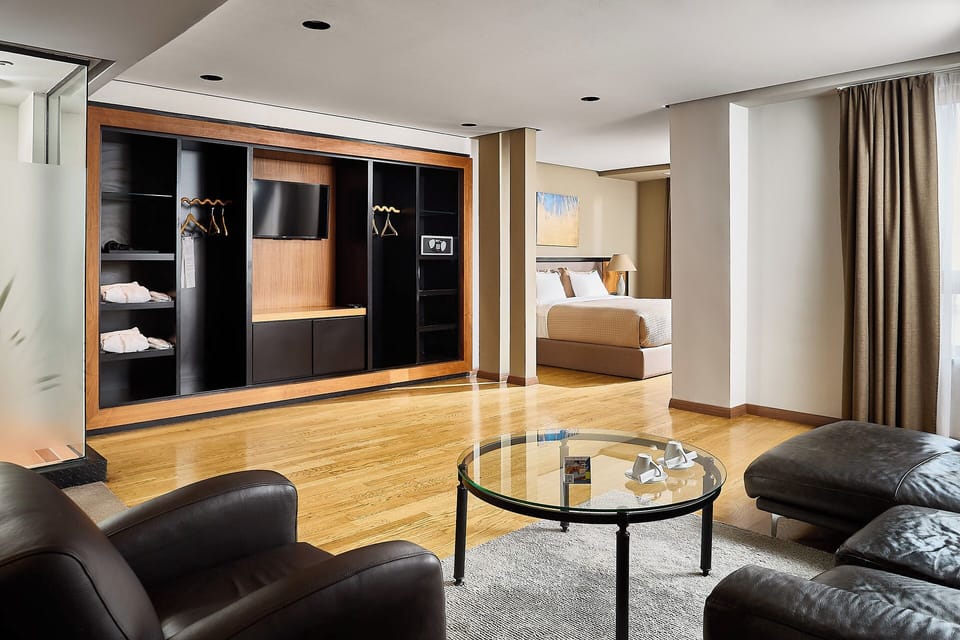Junior Suite (Symphony) with River view  | Premium bedding, minibar, in-room safe, desk